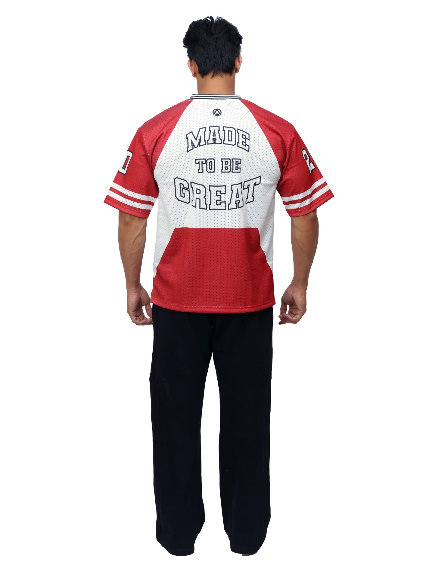 Athletic Mesh Jersey Maroon