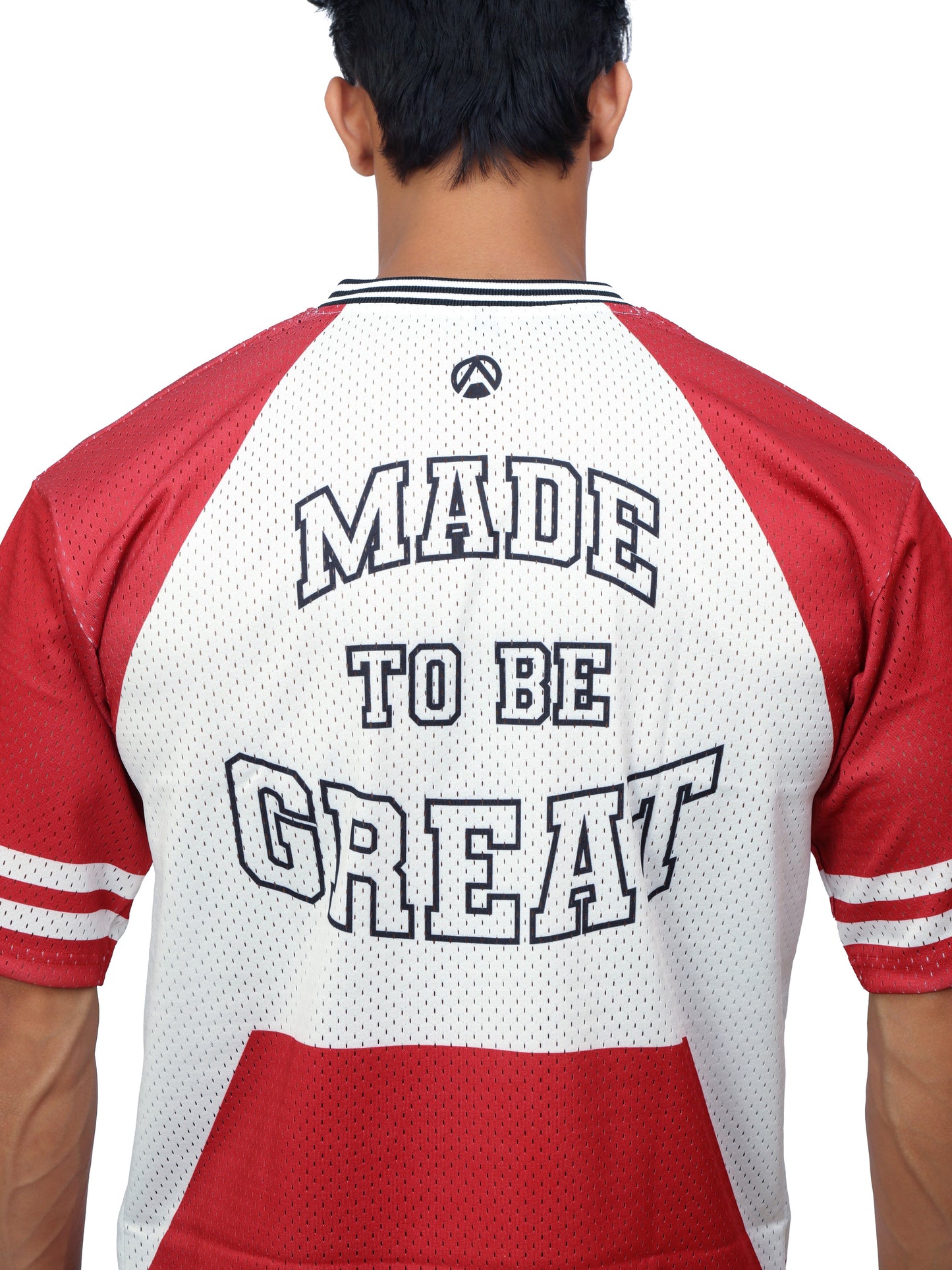 Athletic Mesh Jersey Maroon