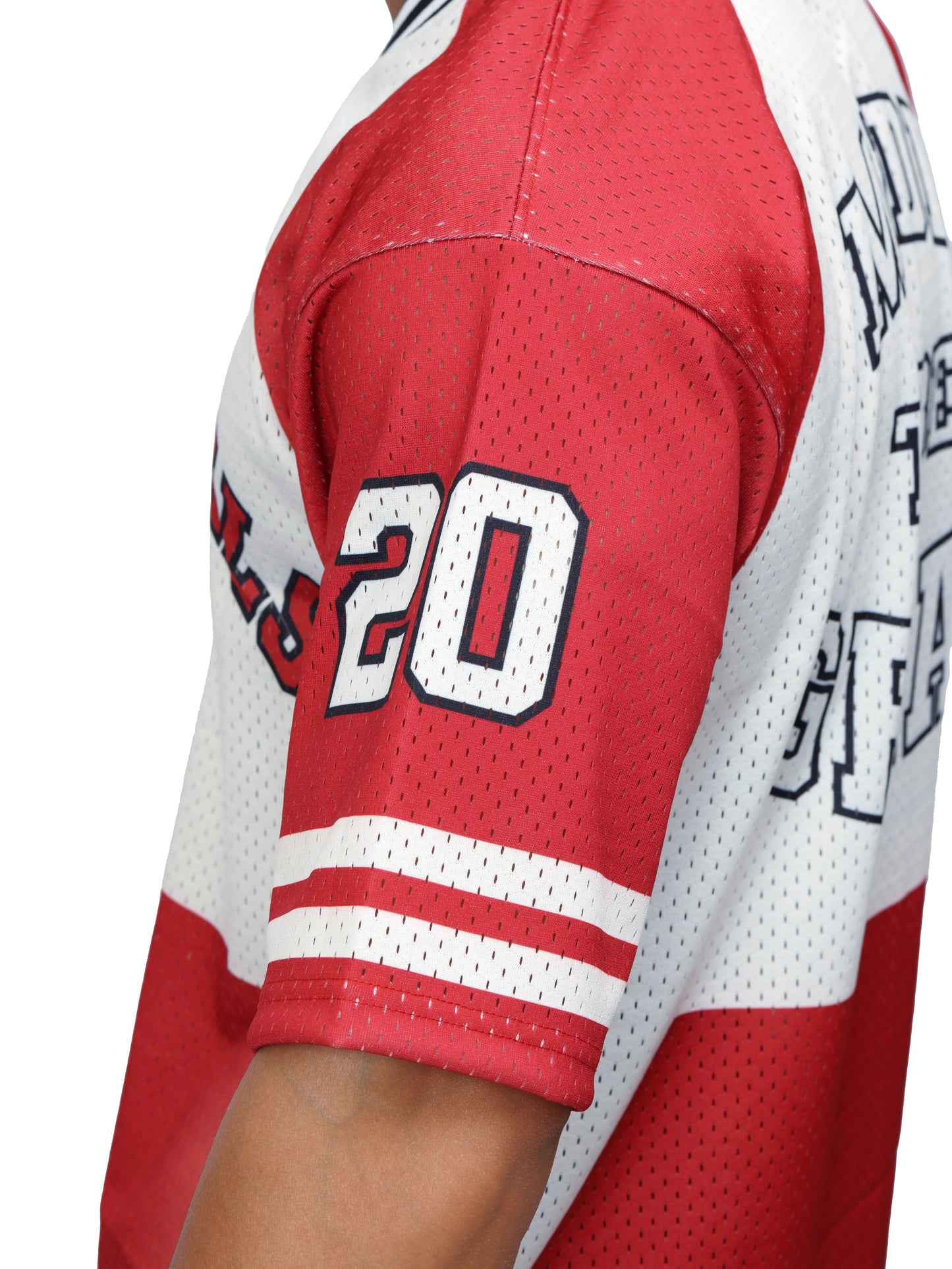 Athletic Mesh Jersey Maroon