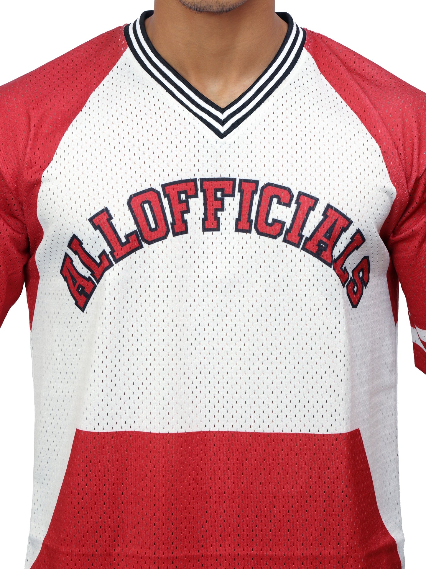 Athletic Mesh Jersey Maroon