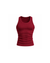 Core Ribbed Vest Rhubarb