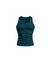 Core Ribbed Vest Deep Teal