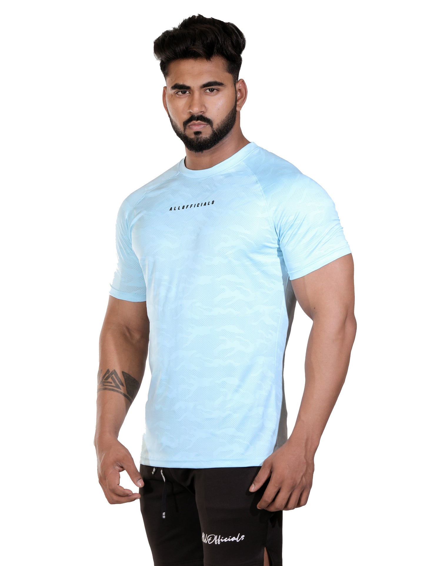 Tactical Tee Half Sleeve Sky Blue
