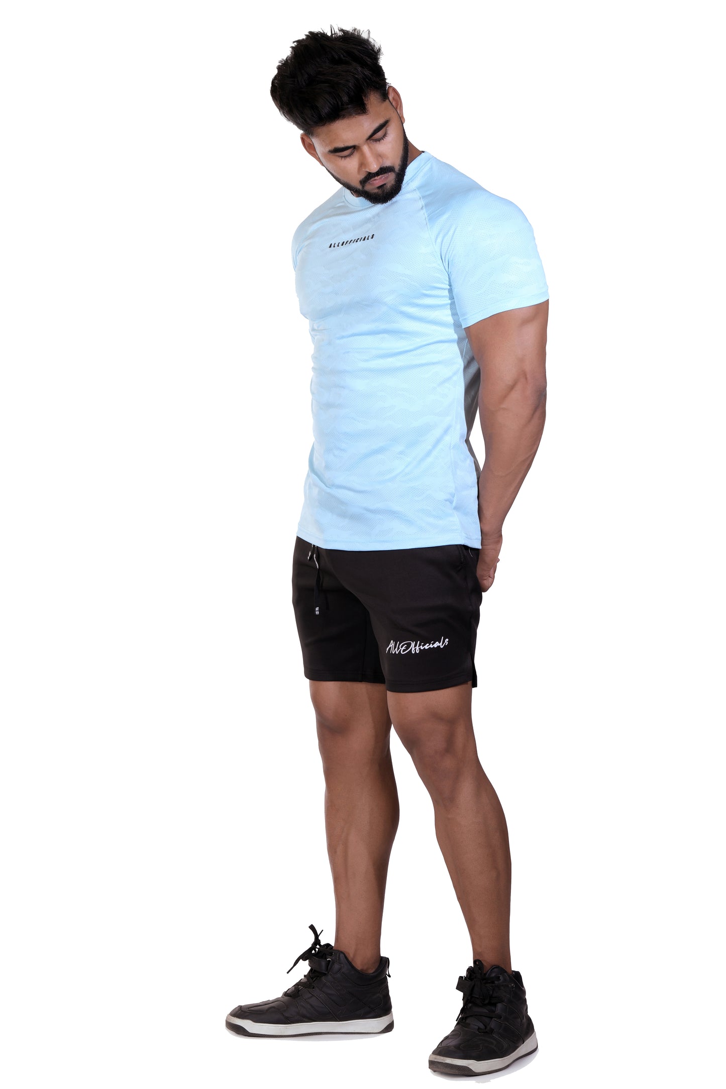 Tactical Tee Half Sleeve Sky Blue