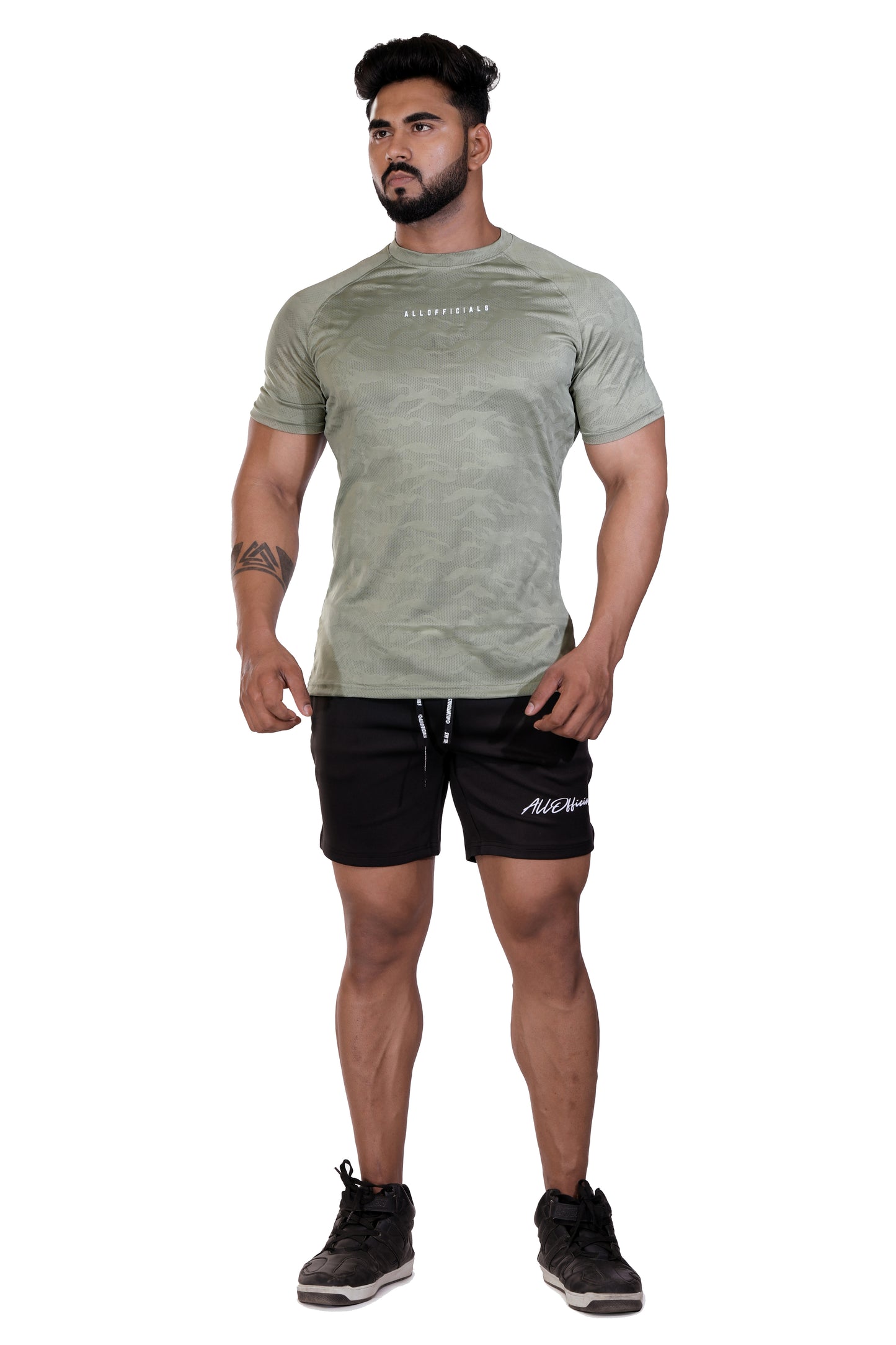Tactical Tee Half Sleeve Olive Green
