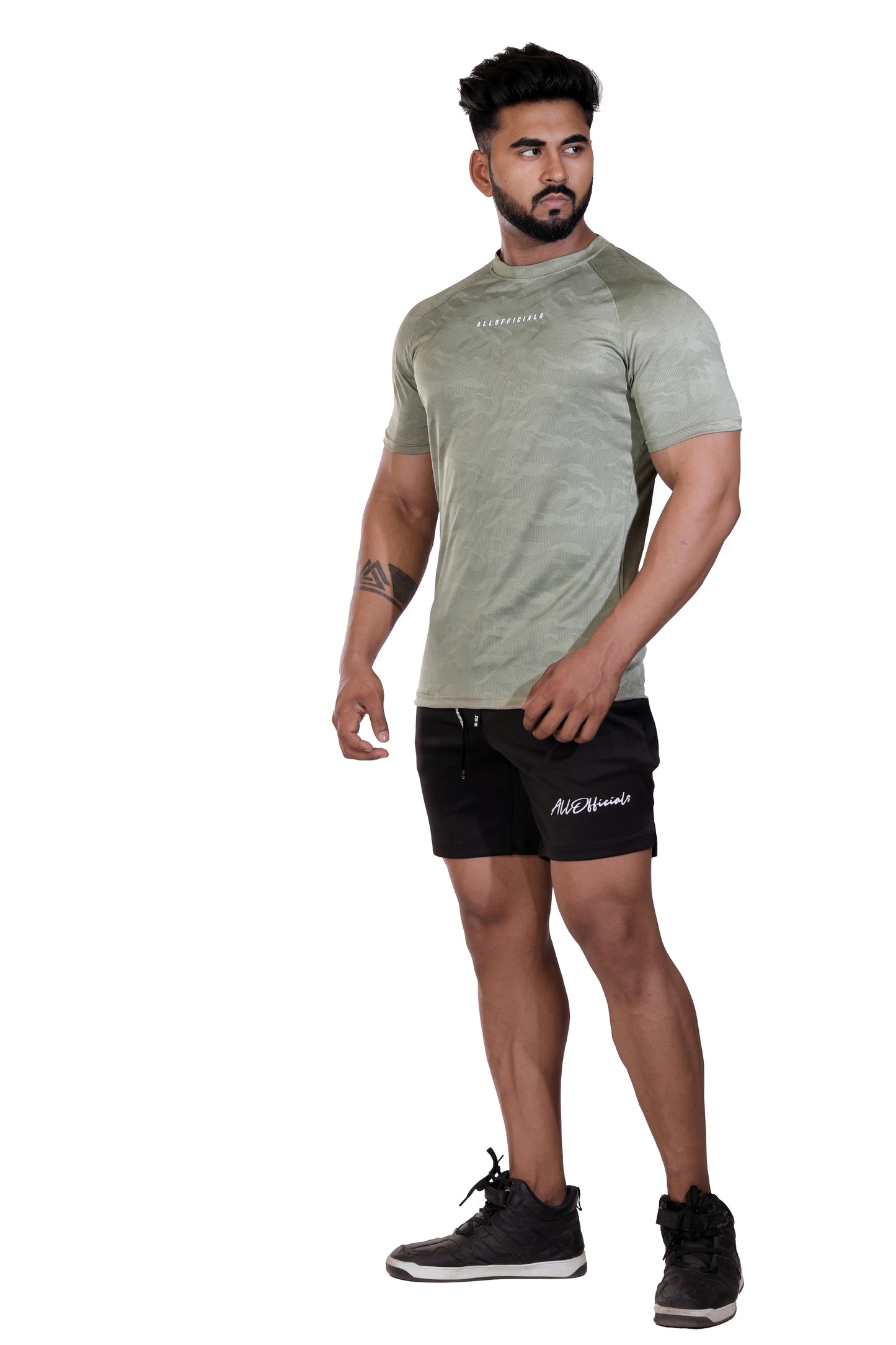 Tactical Tee Half Sleeve Olive Green