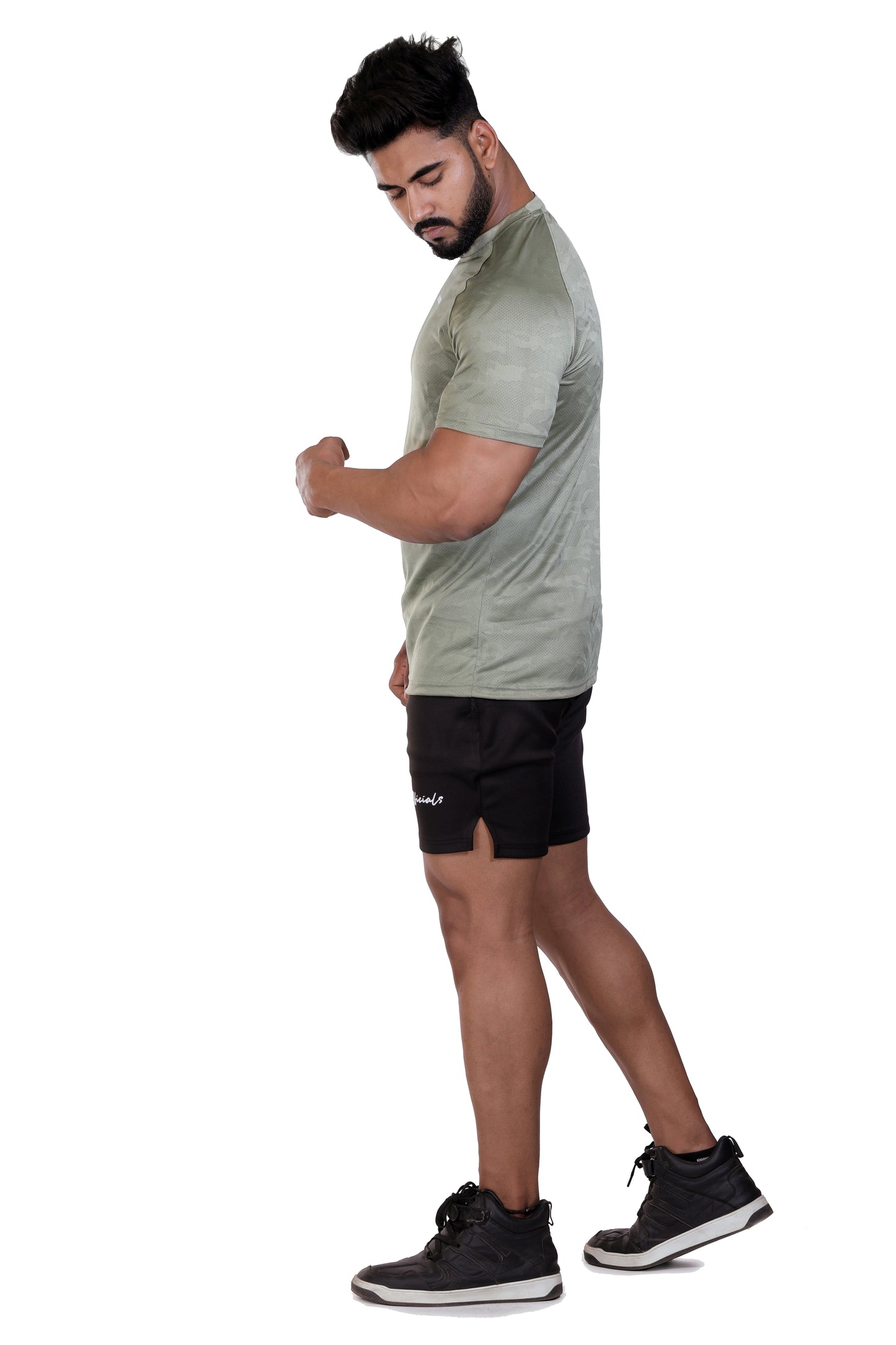 Tactical Tee Half Sleeve Olive Green