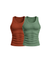 Core Ribbed Vest 2-Pack (R/BS)