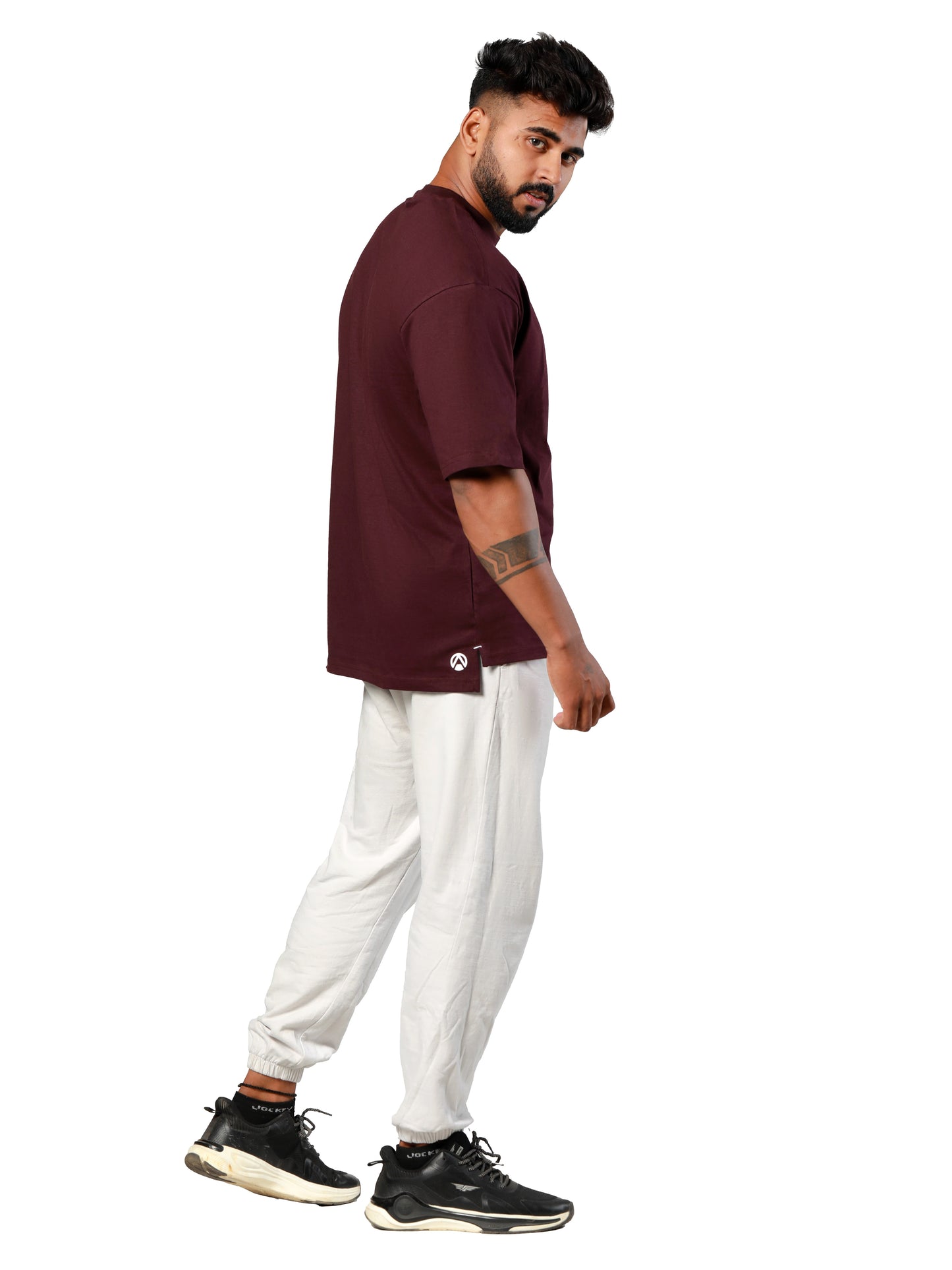 Essential Oversized Tee Dark Wine
