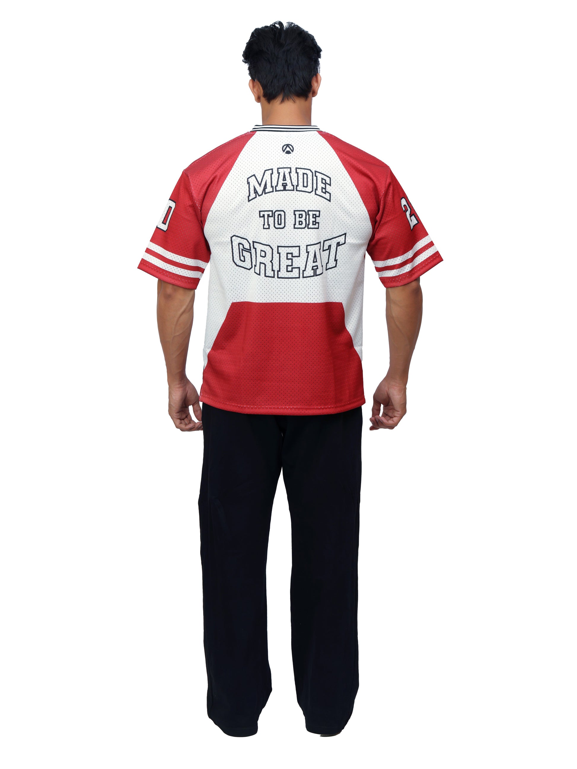Athletic Mesh Jersey Maroon Full Back