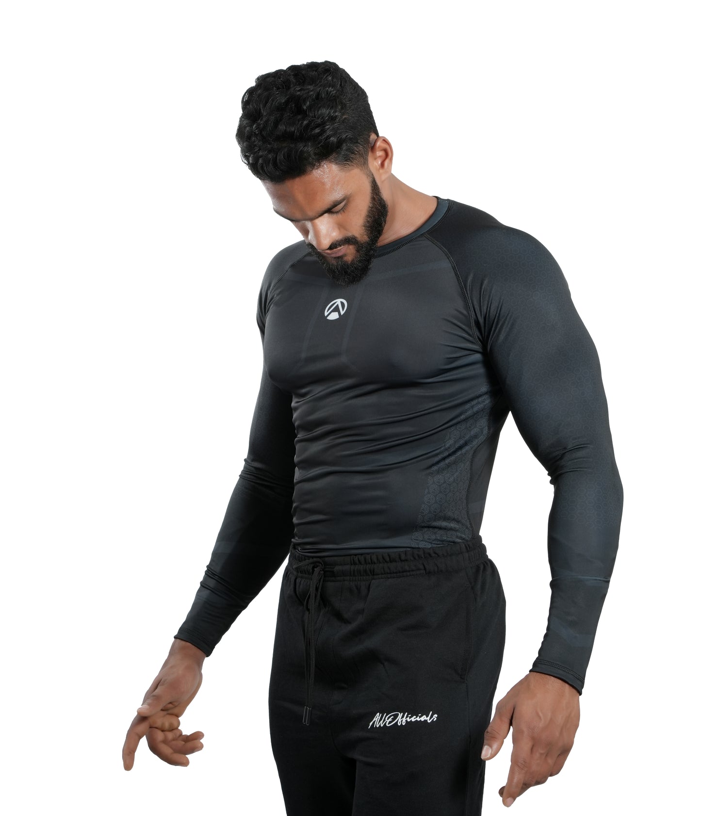 Nylon Compression Full Sleeve Dark-Matter