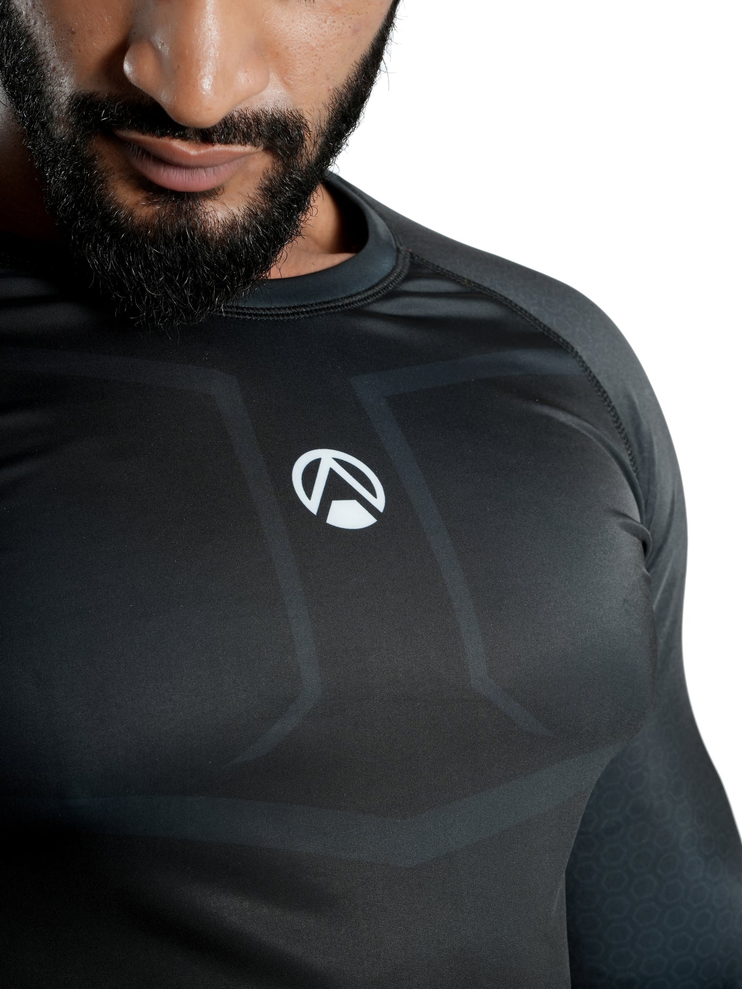 Nylon Compression Full Sleeve Dark-Matter