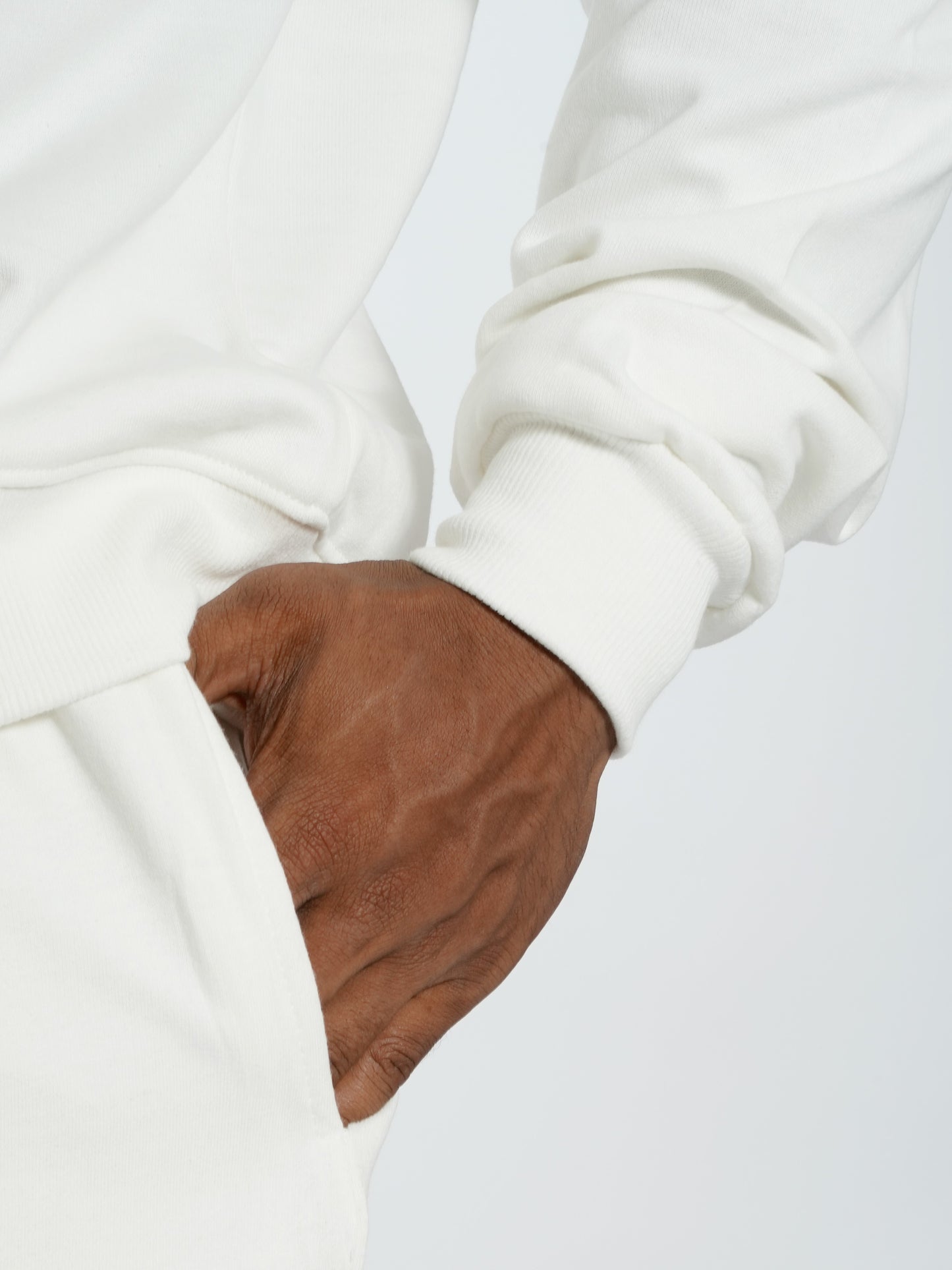 Unisex Signature Oversized Sweatshirt Off-White