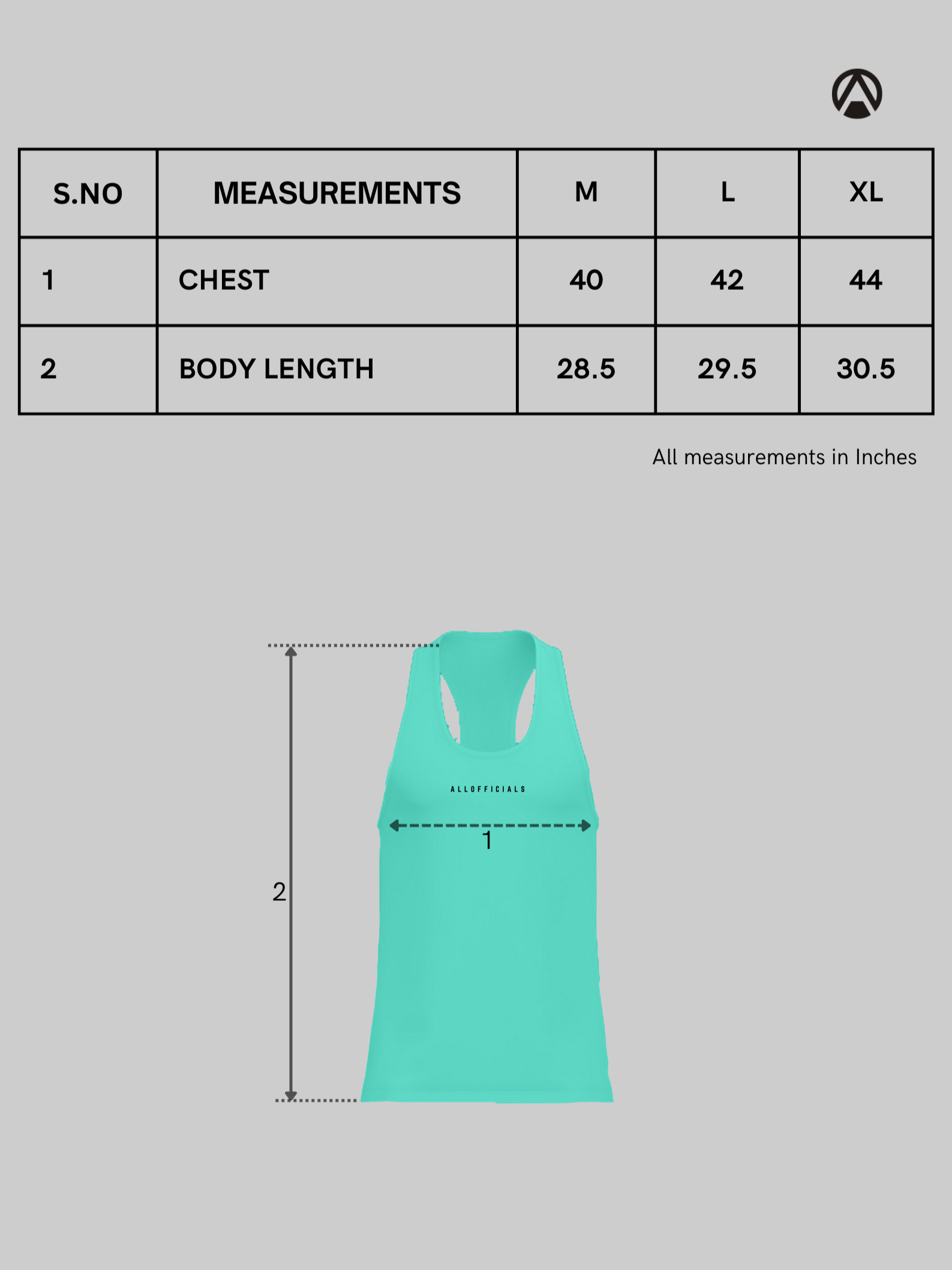 Melange Stringer Measurement Vest