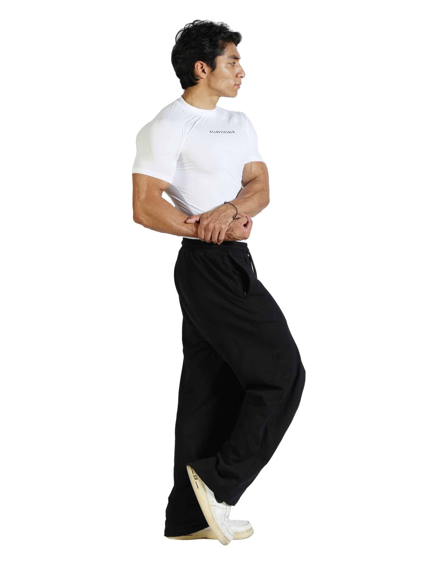 N1 Compression Short Sleeve T-Shirt Right View White