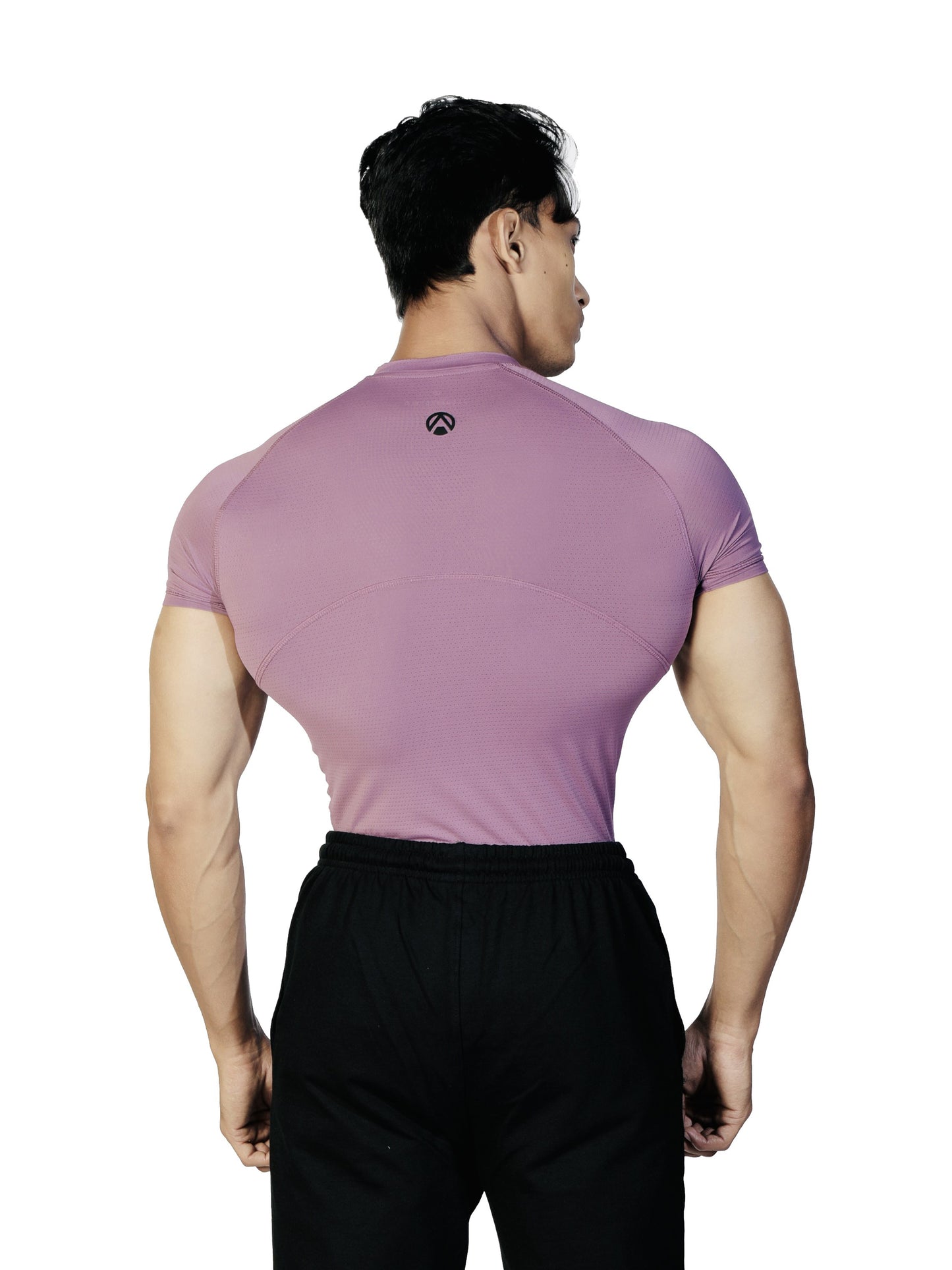 N1 Compression T-Shirt Short Sleeve Onion Pink back