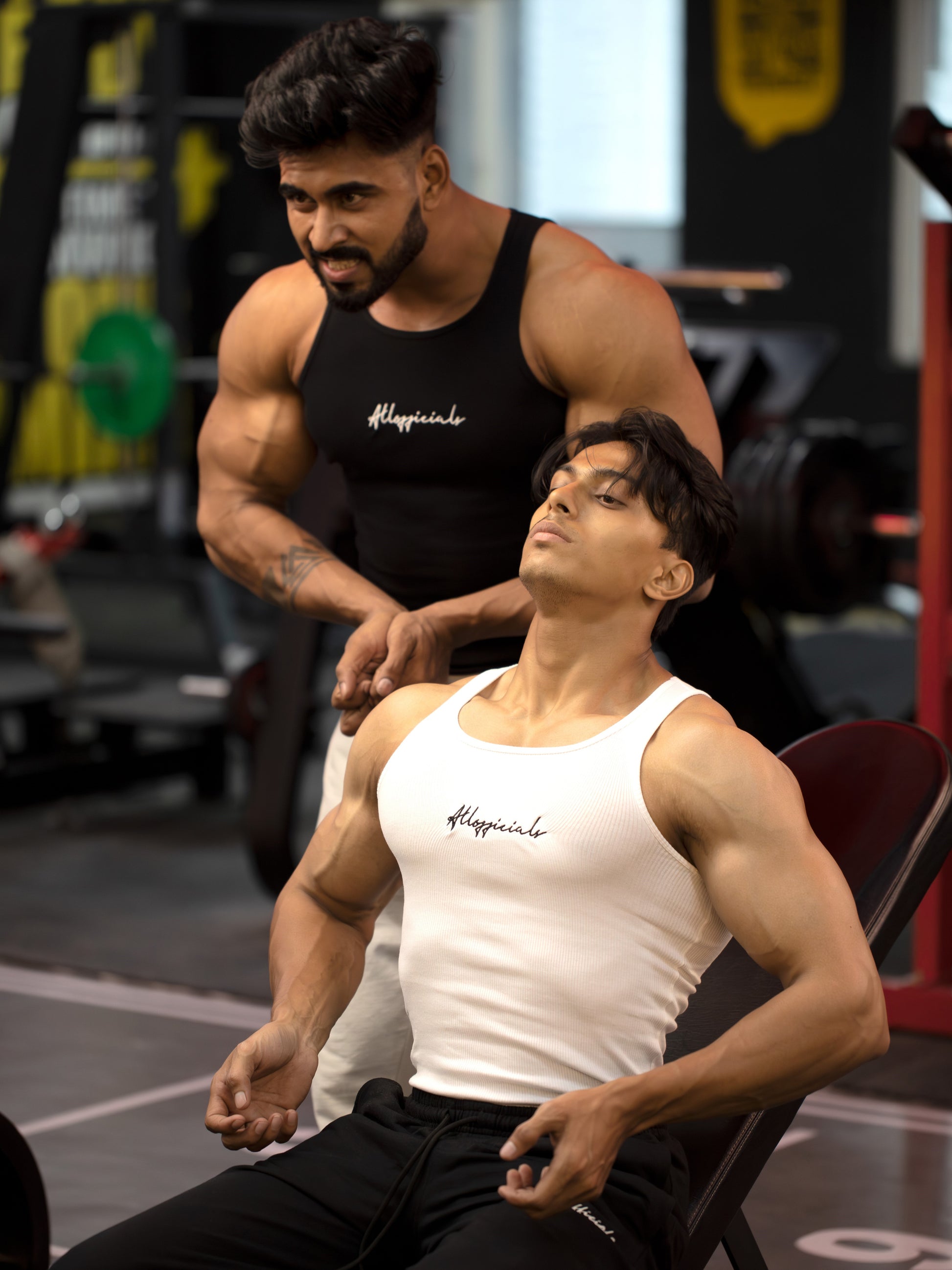 Signature Ribbed Vest 2-Pack (Black and white)