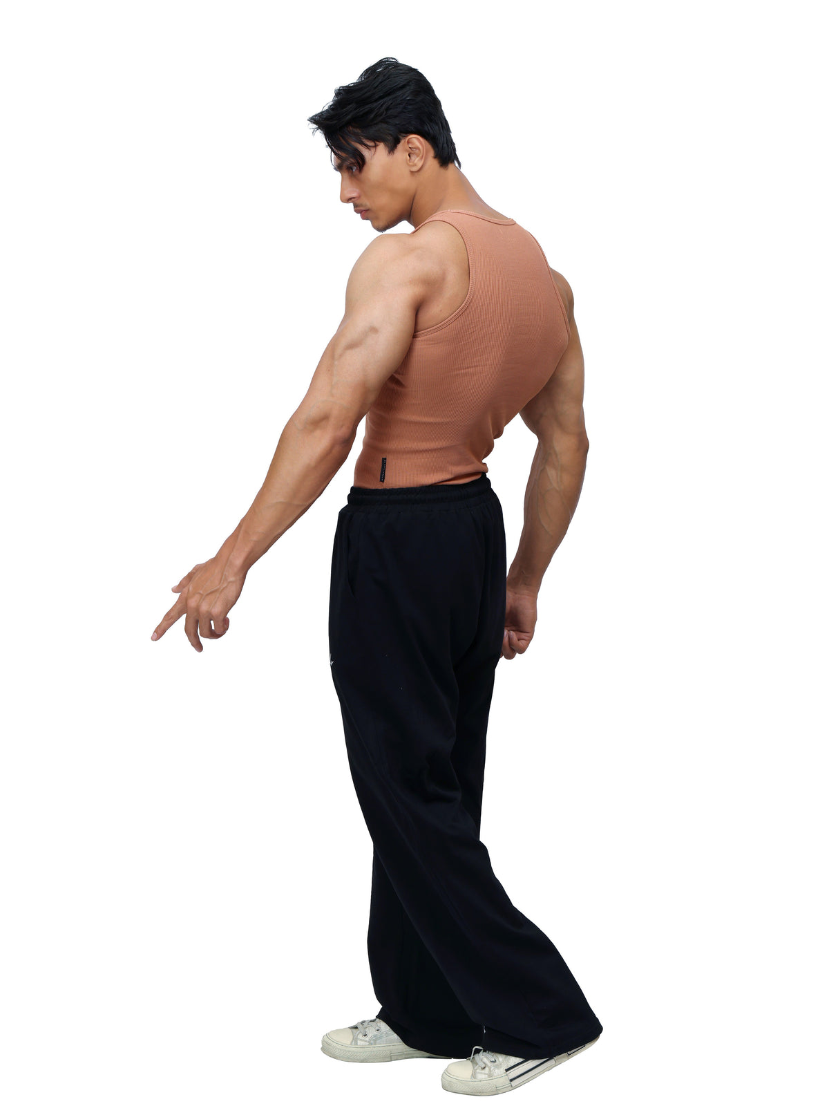 Signature Ribbed Vest Mocha Mousse
