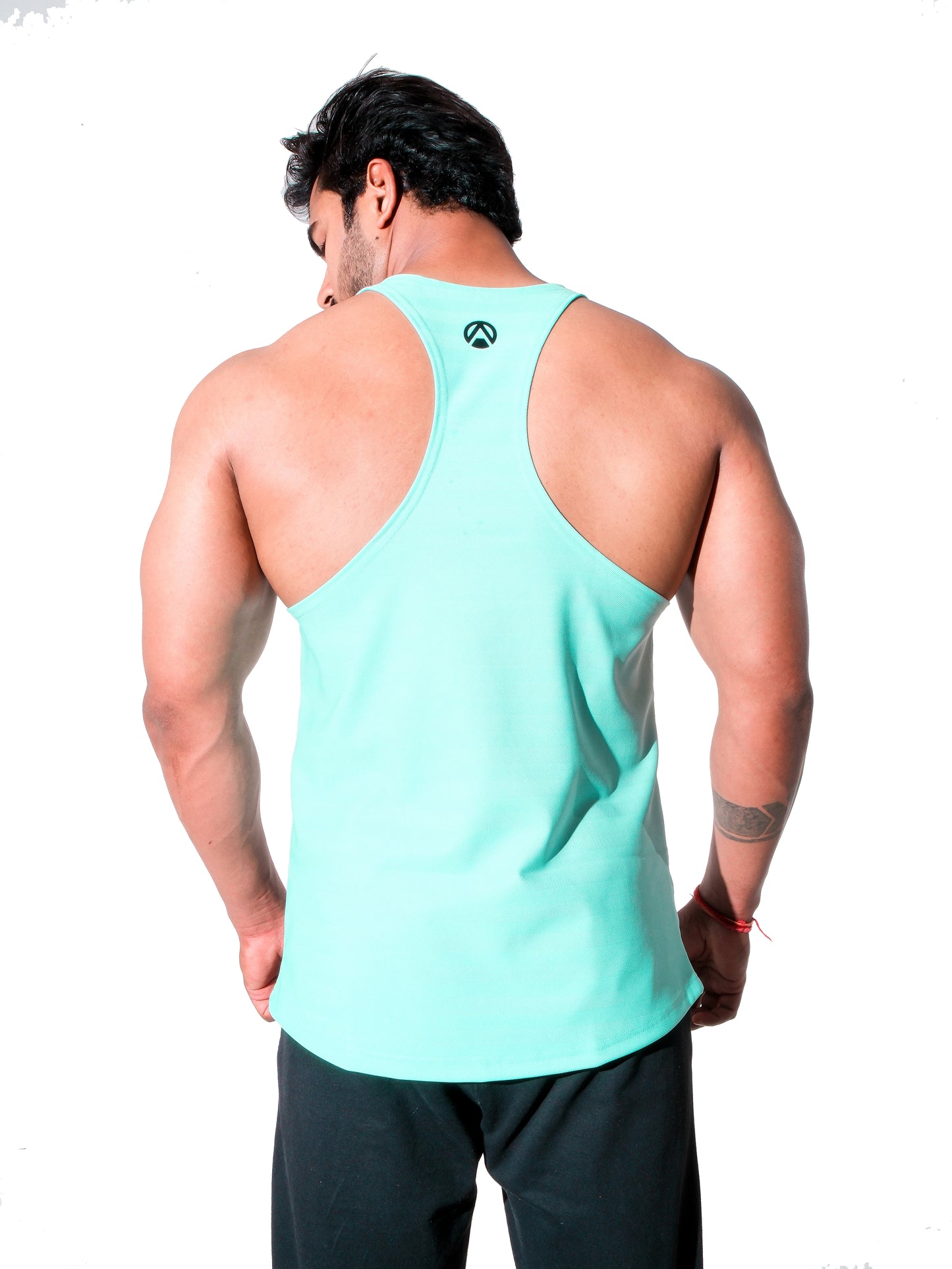 Twill Stringer Aqua back