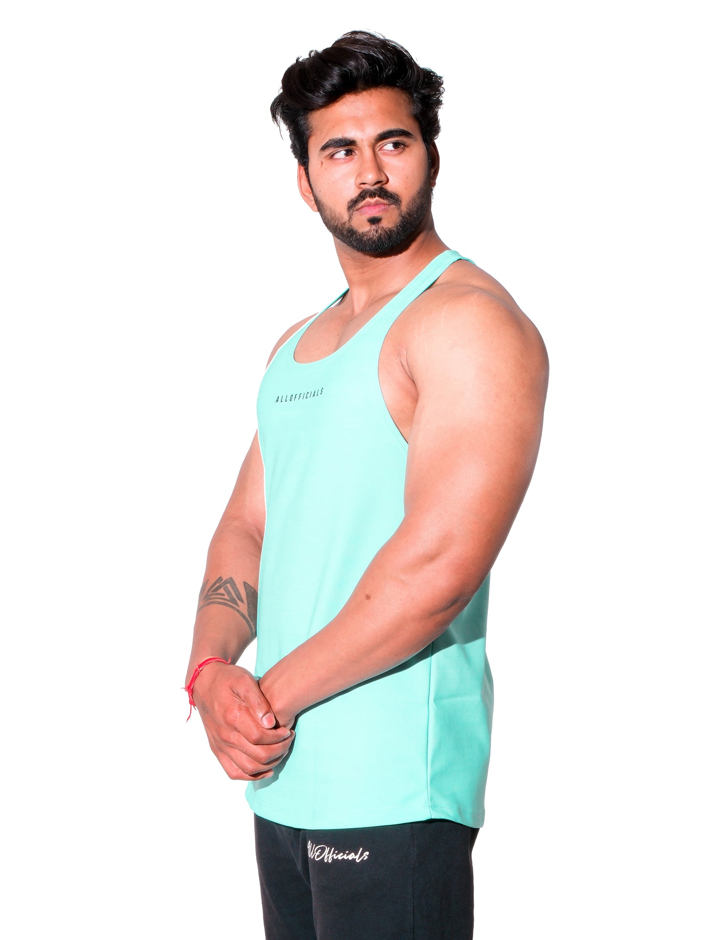 Twill Stringer Aqua right side