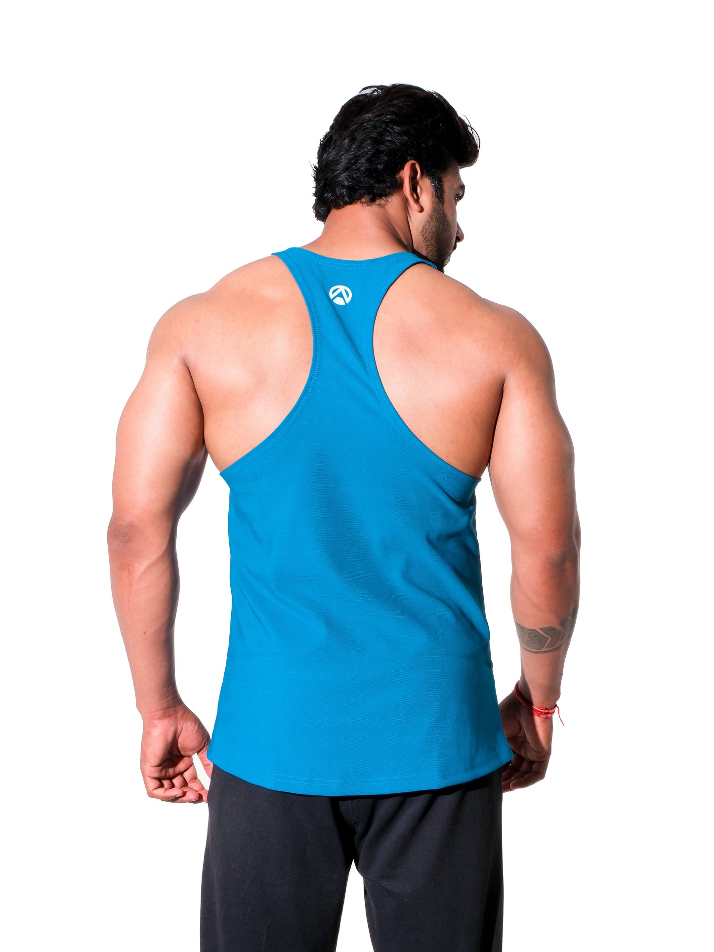 Twill Stringer Petrol Blue Back
