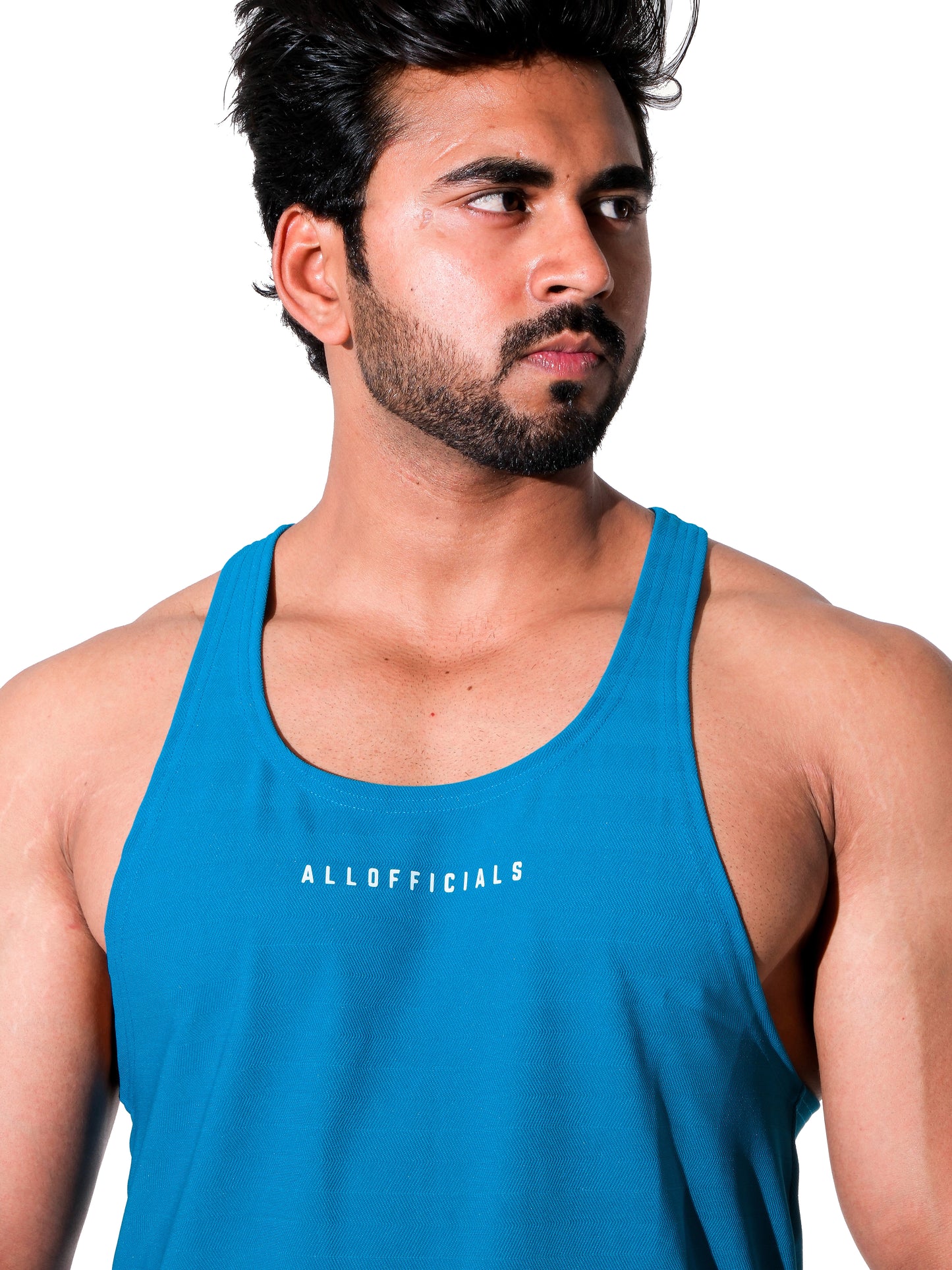 Twill Stringer Petrol Blue right side
