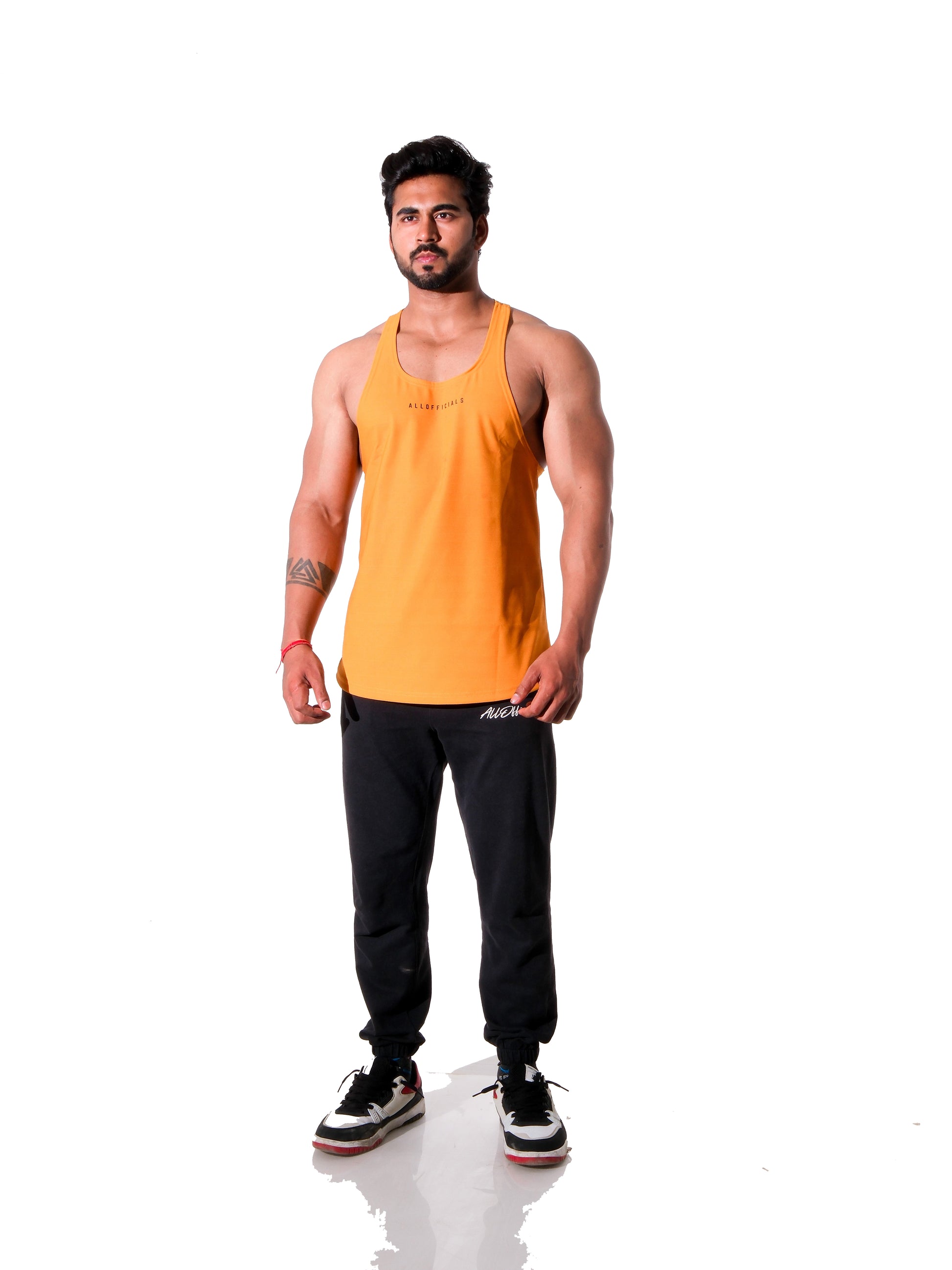 Twill Stringer Yellow Front Full