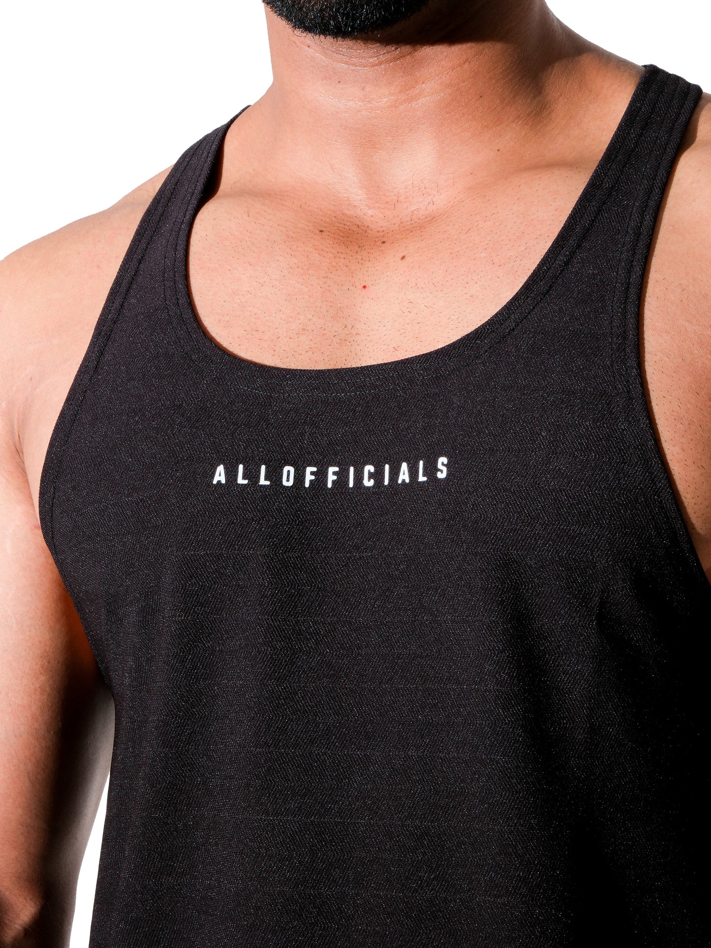 Twill Stringer black chest