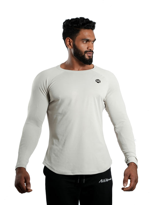 Ultra Light Tee Full Sleeve Light Grey M L XL 2XL