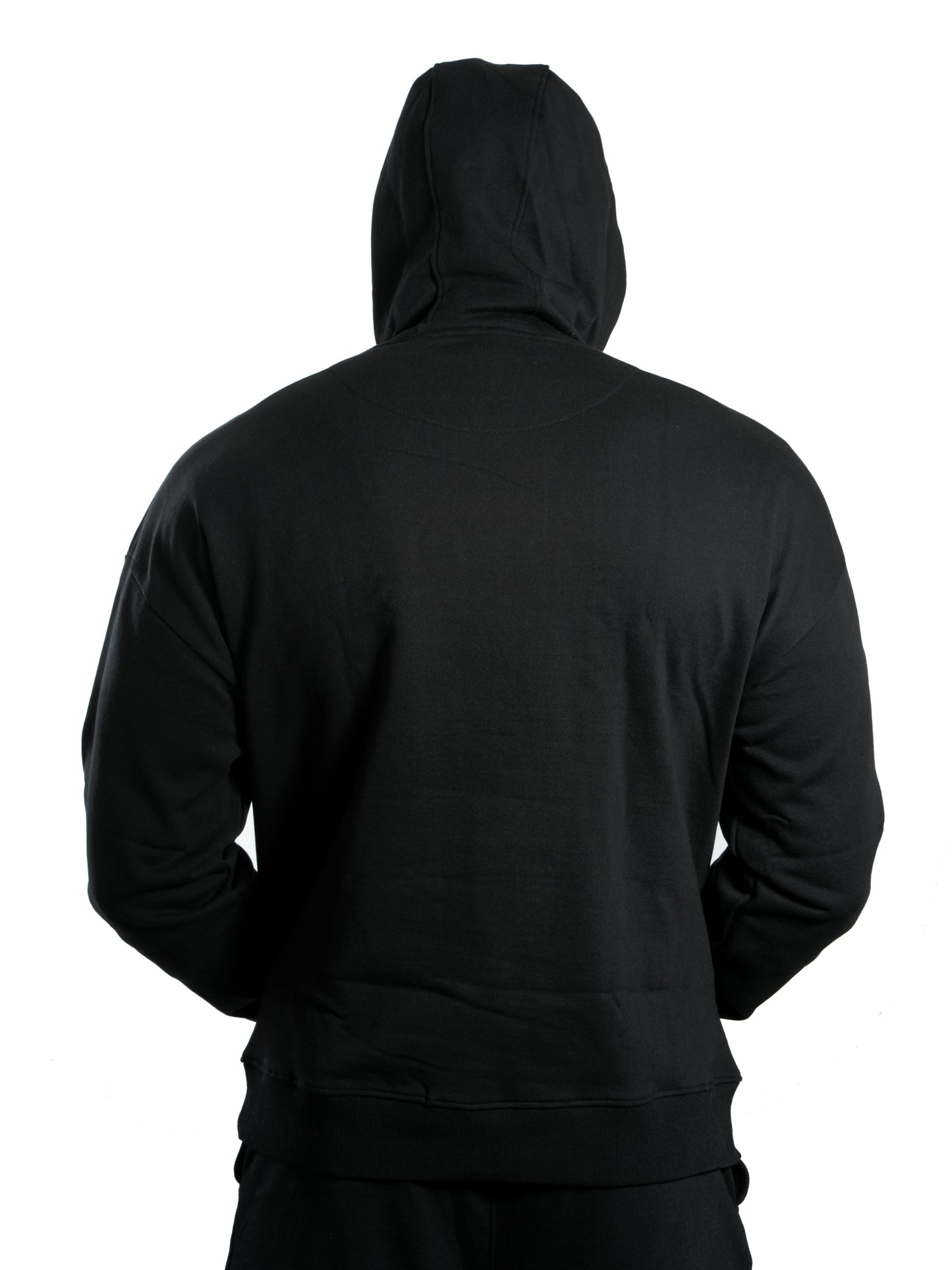 Unisex Signature Oversized Hoodie Black Back