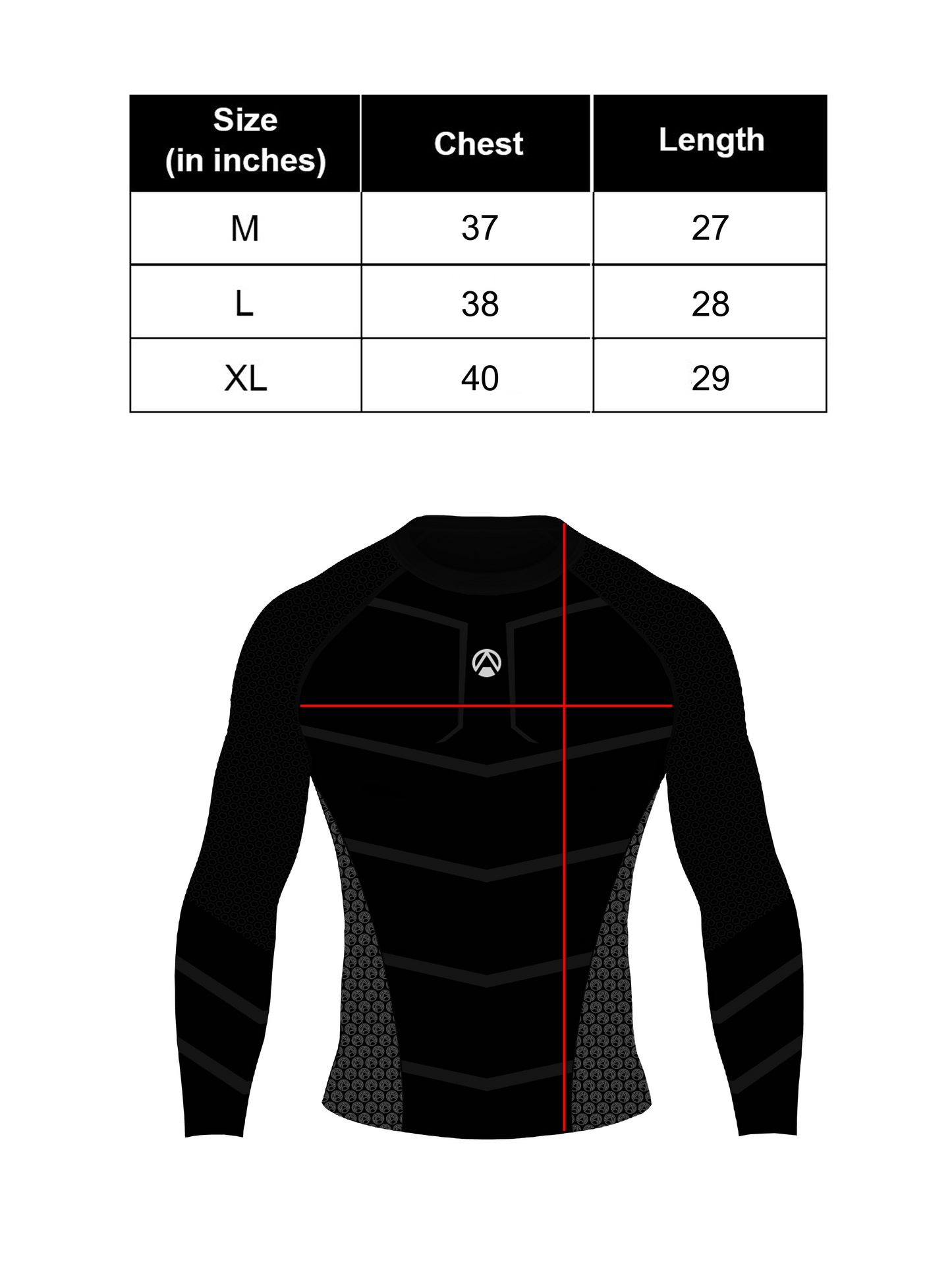 Nylon Compression Full Sleeve Dark-Matter