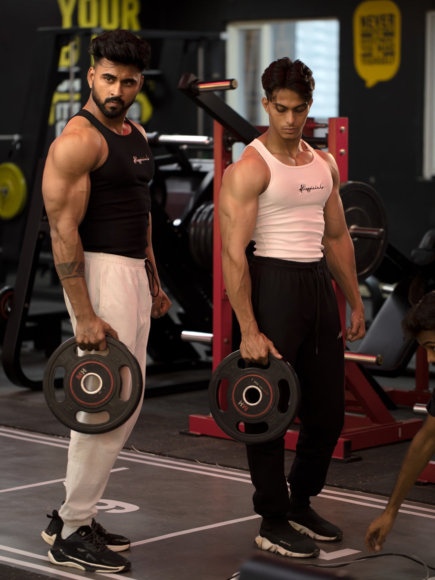 Signature Ribbed Vest 2-Pack (B/W)