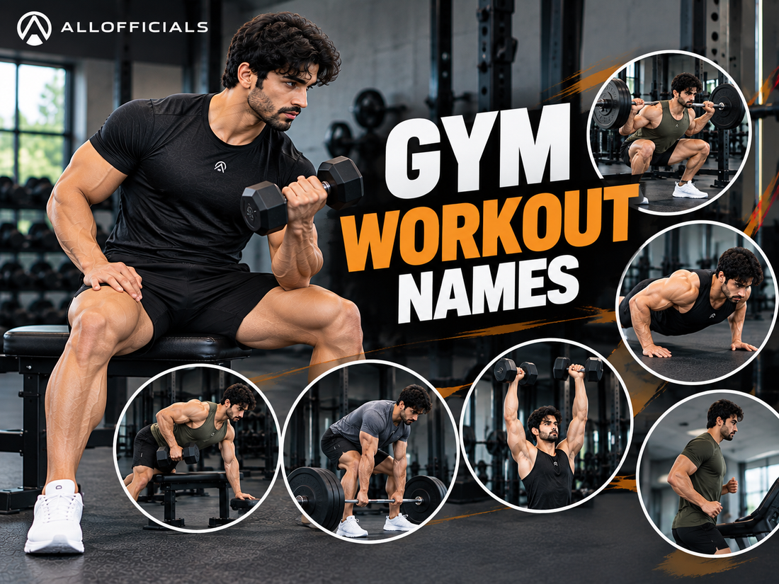 Gym Workout Names: Exercise List With Pictures & Muscles Worked