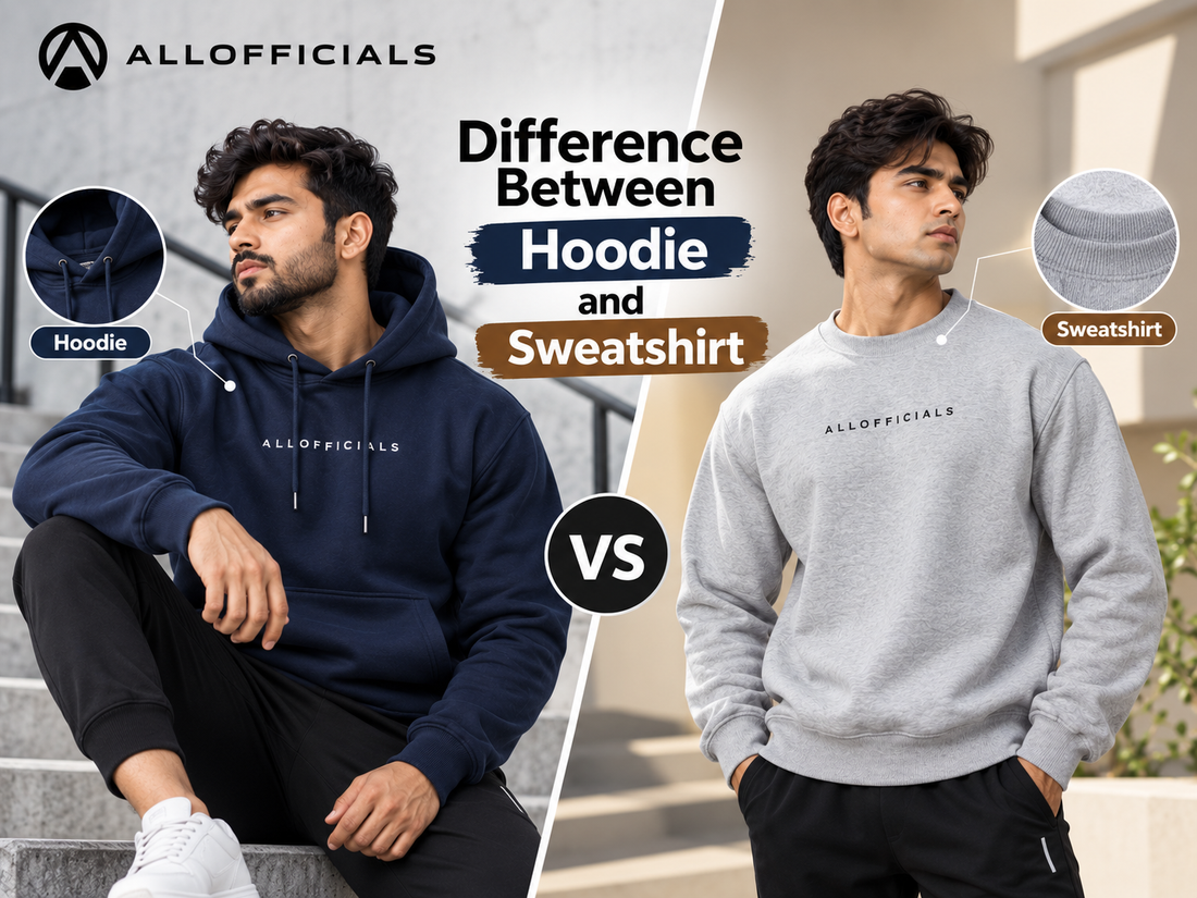 Difference Between Hoodie and Sweatshirt