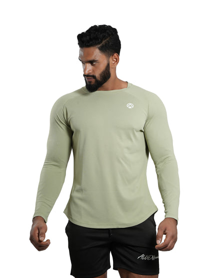 Ultra Light Tee Full Sleeve Pista Green