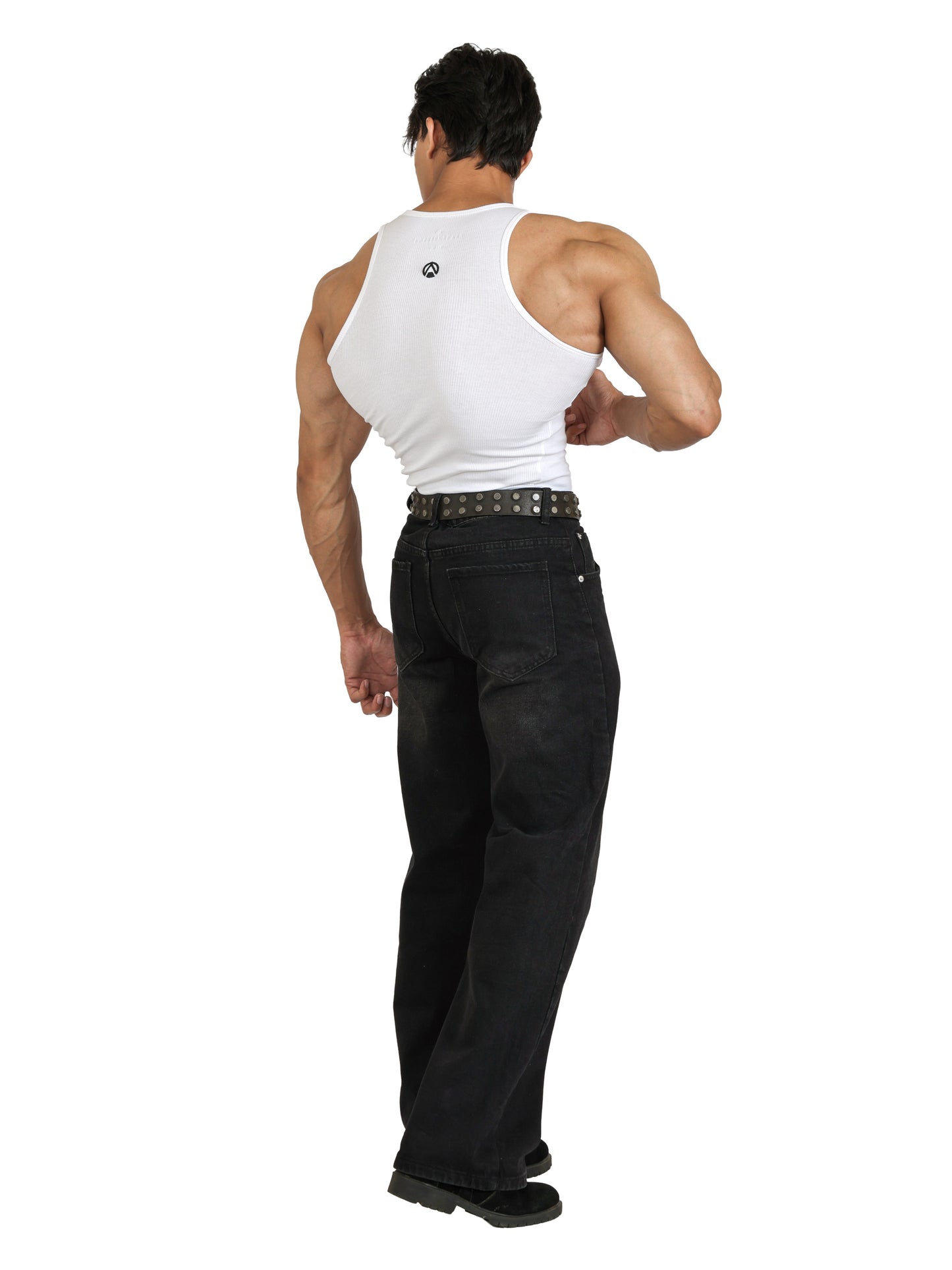 Core Ribbed Vest 2-Pack (B/W)