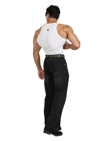 Core Ribbed Vest 2-Pack (B/W)