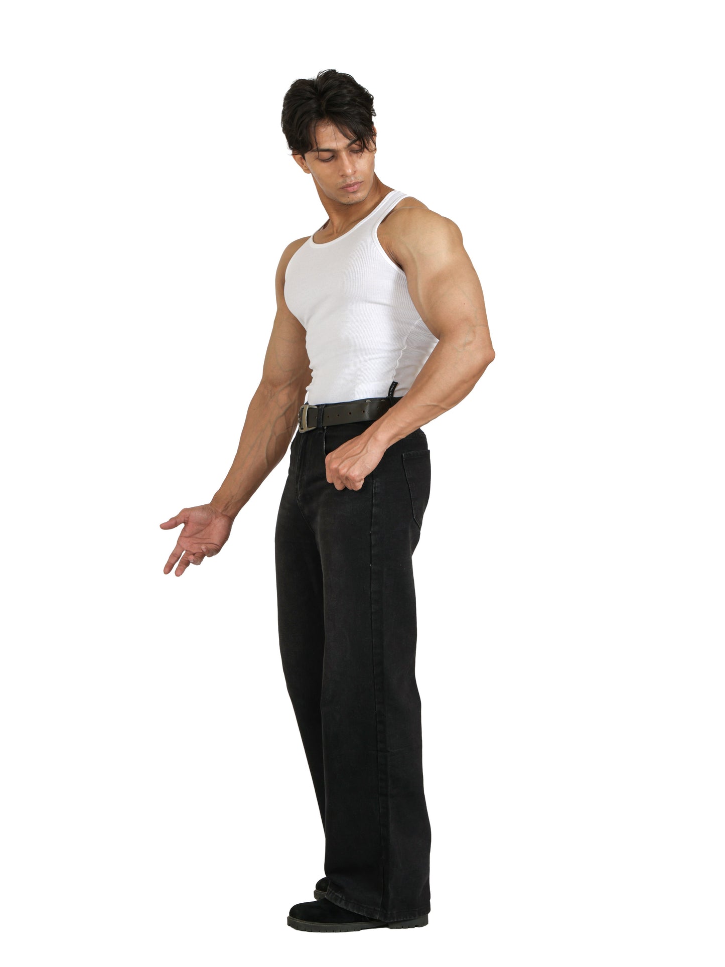 Core Ribbed Vest 2-Pack (B/W)