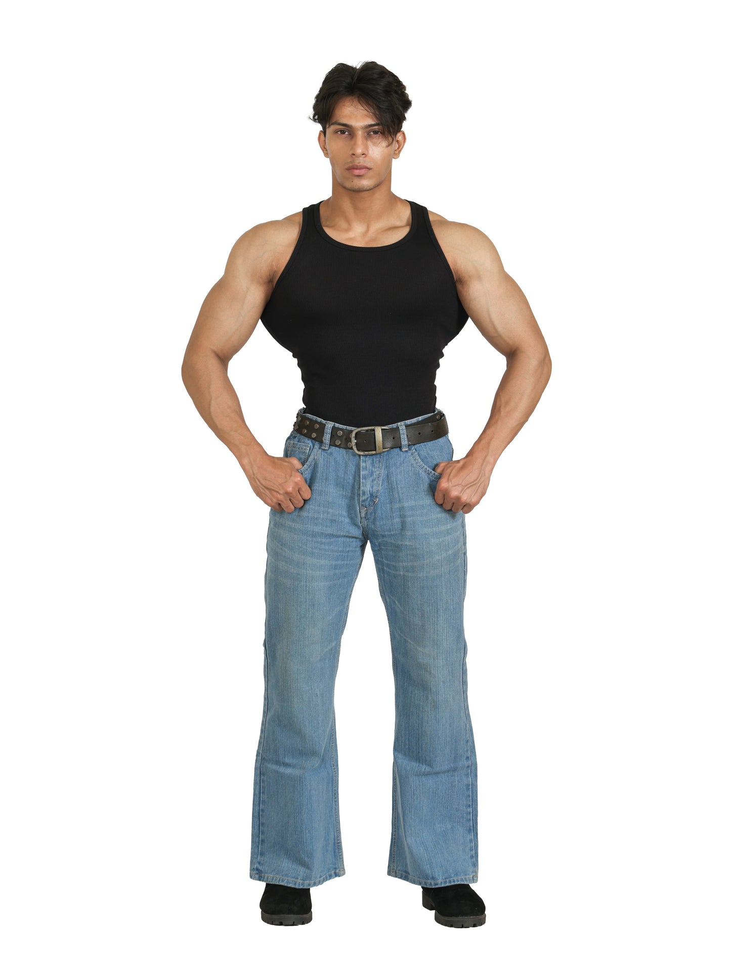 Core Ribbed Vest 2-Pack (B/W)