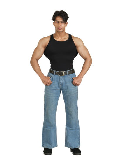 Core Ribbed Vest 2-Pack (B/W)