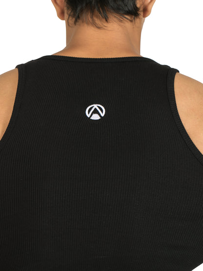 Core Ribbed Vest 2-Pack (B/W)