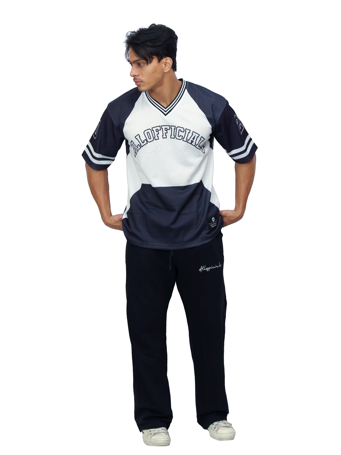 Athletic Mesh Jersey Black