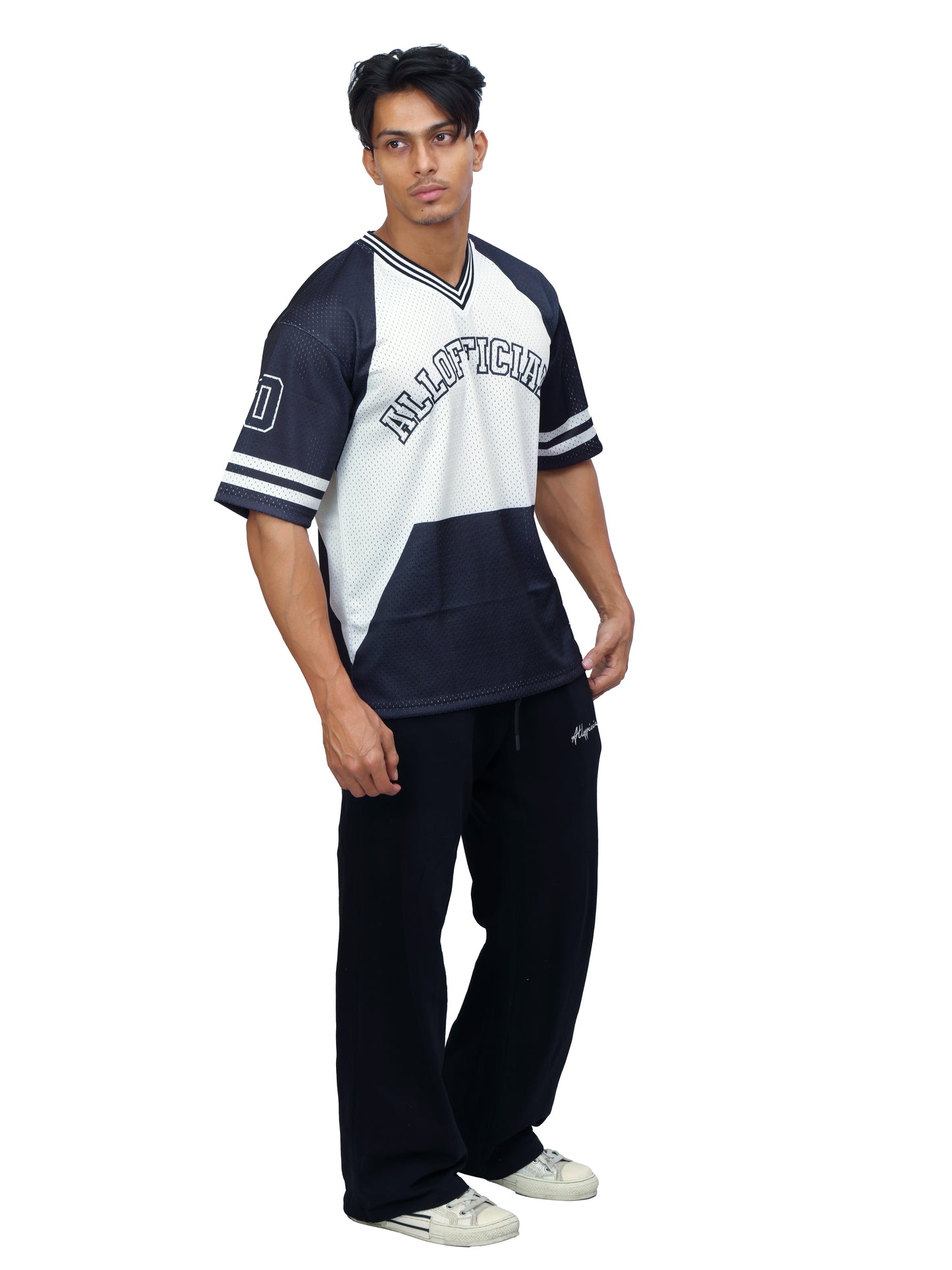 Athletic Mesh Jersey Black