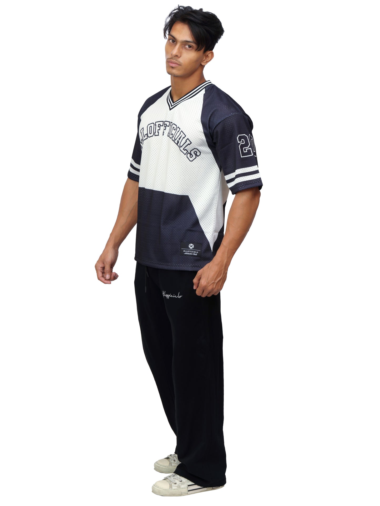 Athletic Mesh Jersey Black