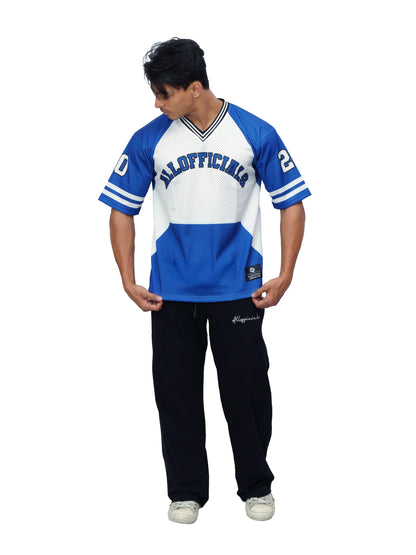 Athletic Mesh Jersey Blue