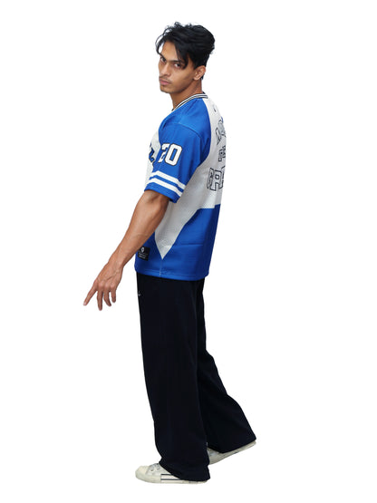 Athletic Mesh Jersey Blue