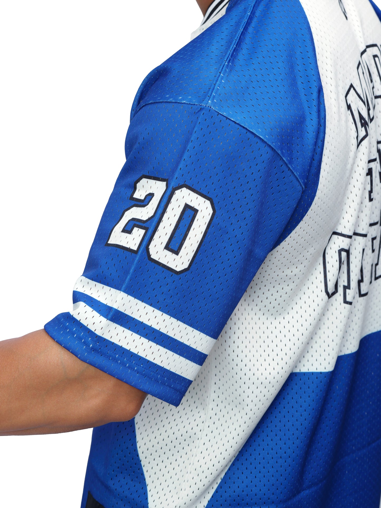 Athletic Mesh Jersey Blue