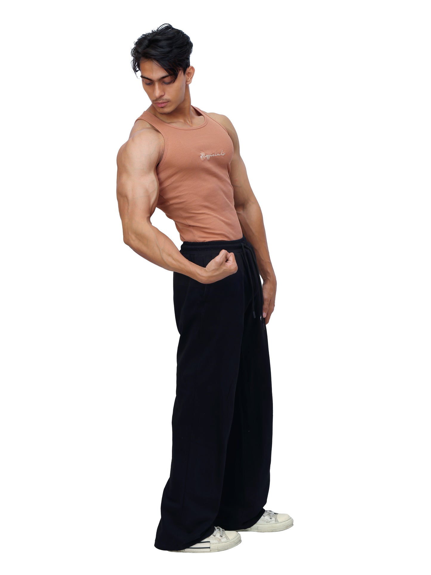 Signature Ribbed Vest Mocha Mousse