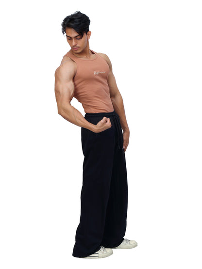 Signature Ribbed Vest Mocha Mousse