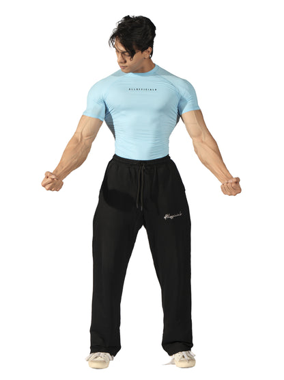 N1 Compression T-Shirt Short Sleeve Sky Blue